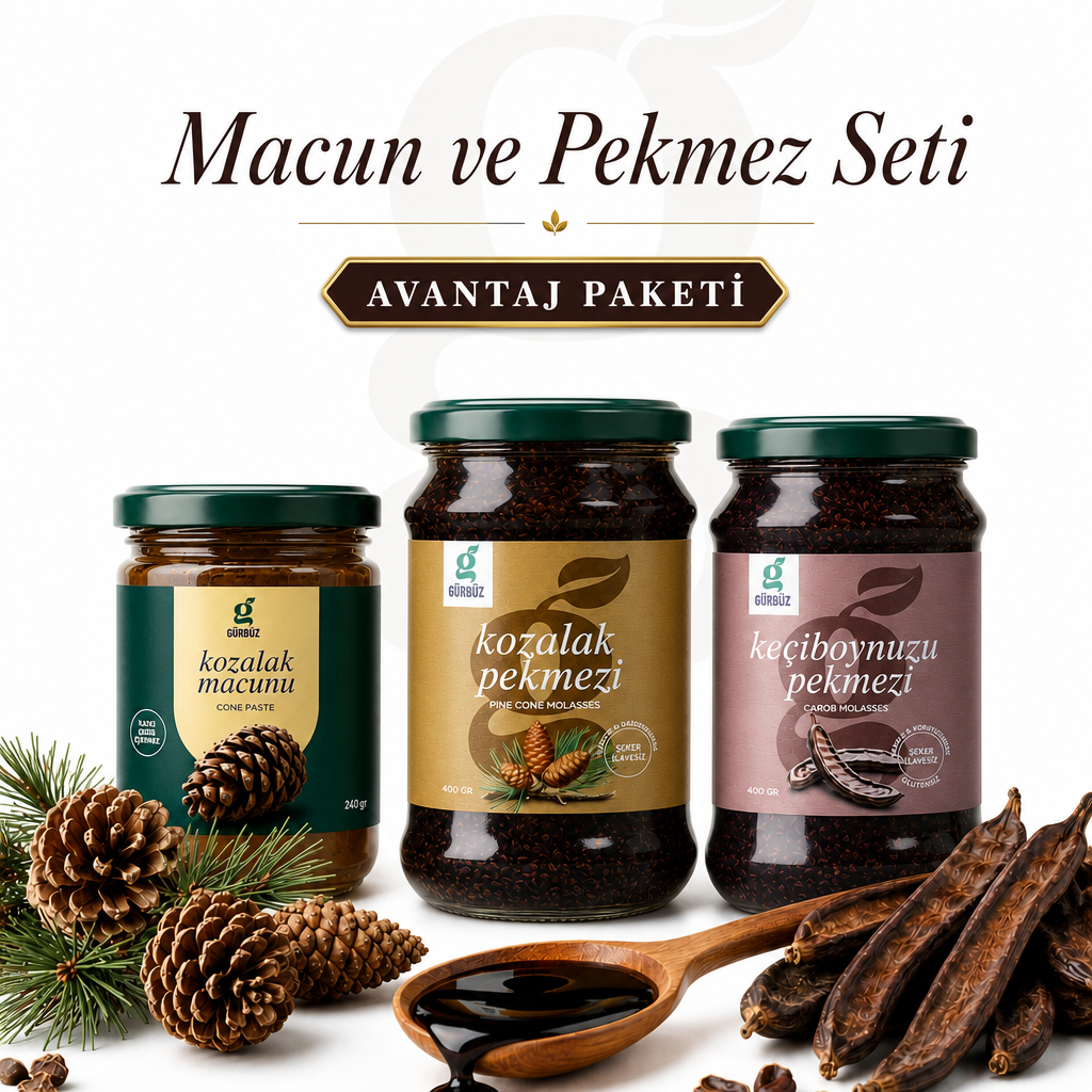 Macun ve Pekmez Geleneksel Seti Macun ve Pekmez Geleneksel Seti